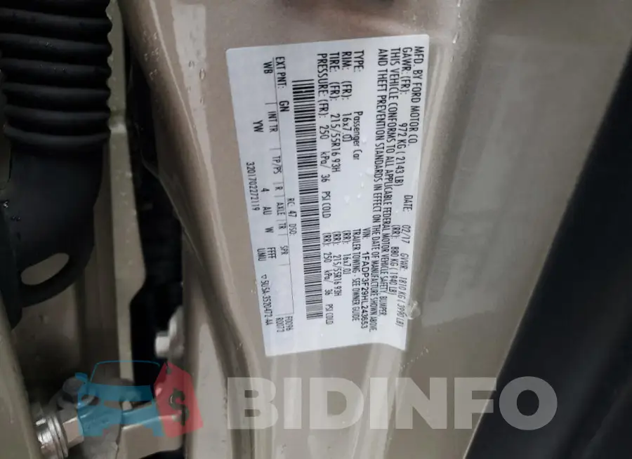 1FADP3F29HL243653 Photo# 12