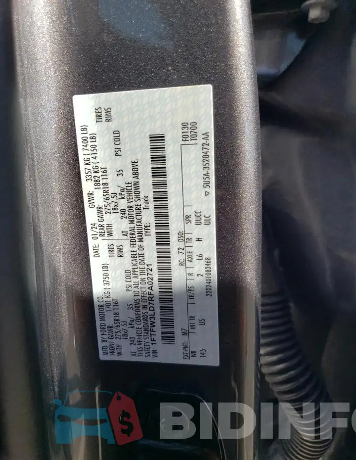 1FTFW3LD7RFA02721 Photo# 12
