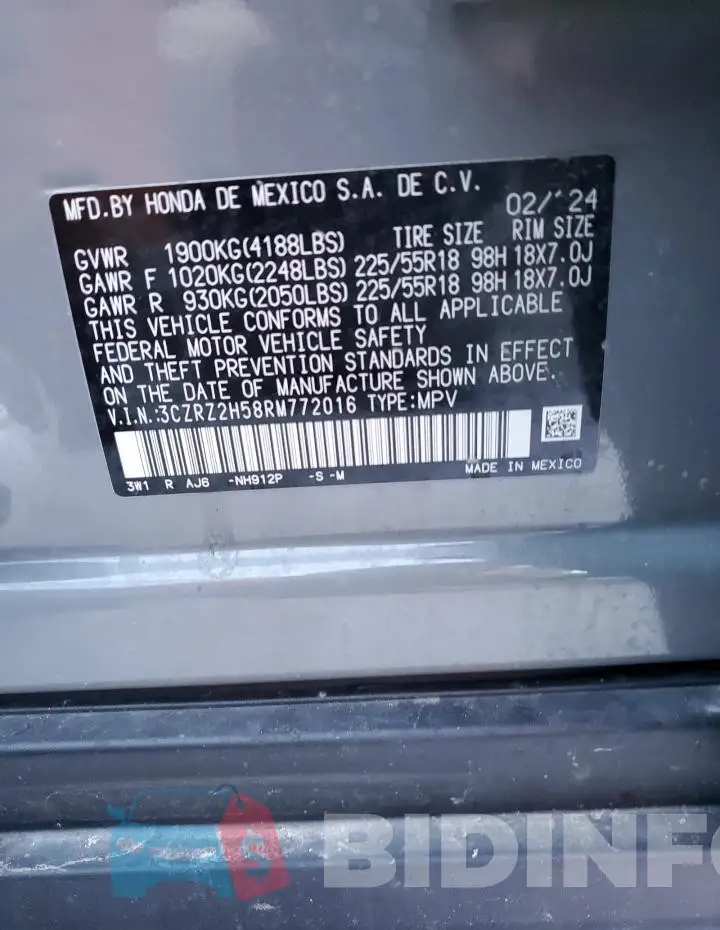 3CZRZ2H58RM772016 Photo# 14