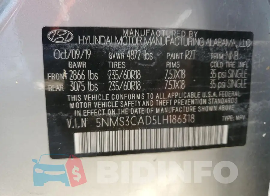 5NMS3CAD5LH186318 Photo# 12