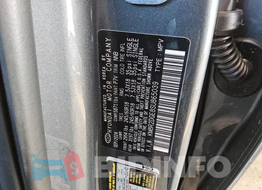 KM8R2DGE8SU865039 Photo# 14