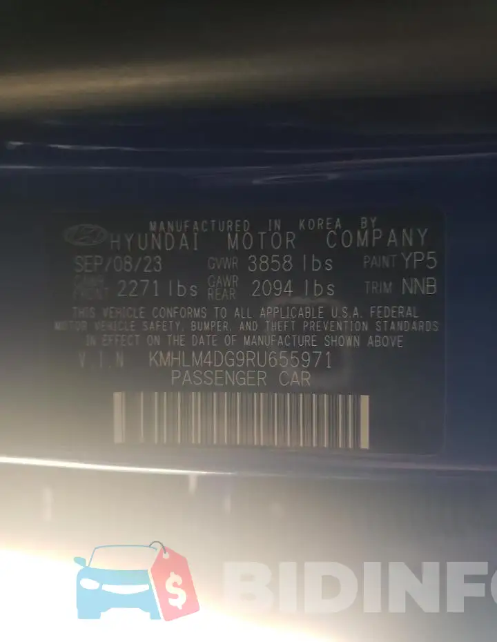 KMHLM4DG9RU655971 Photo# 12
