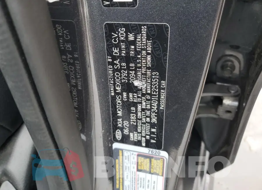 3KPF34AD1LE253513 Photo# 12