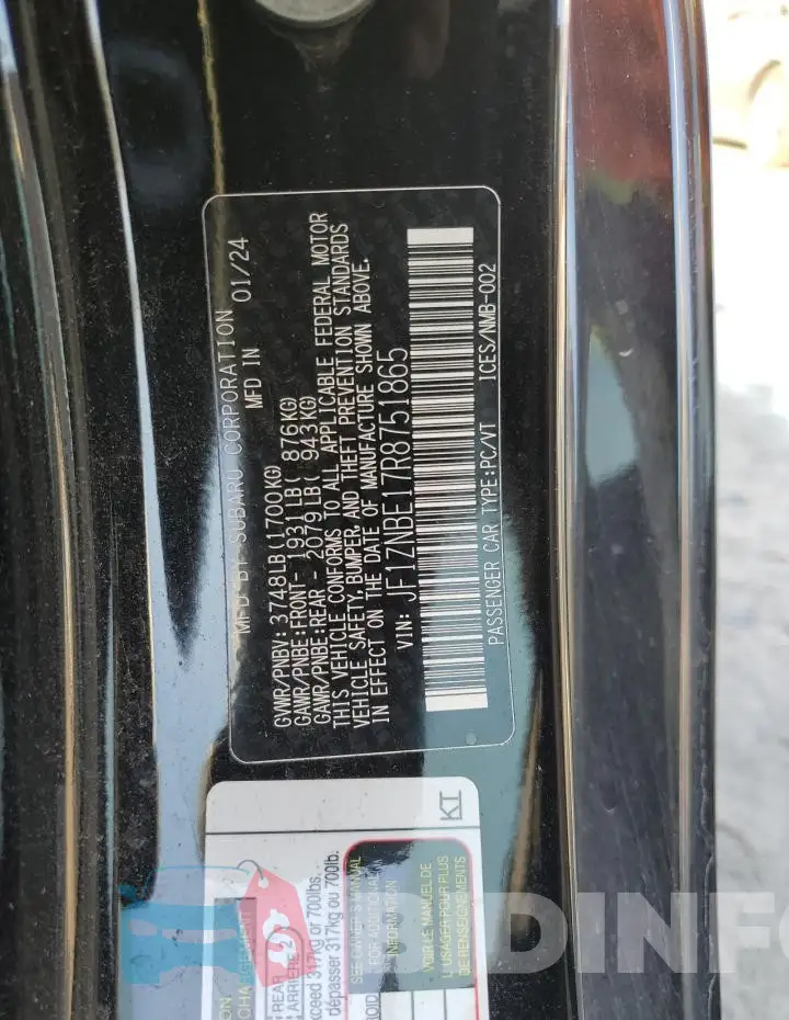 JF1ZNBE17R8751865 Photo# 13