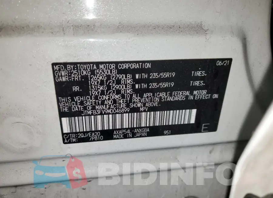 JTMFB3FV9MD046899 Photo# 14