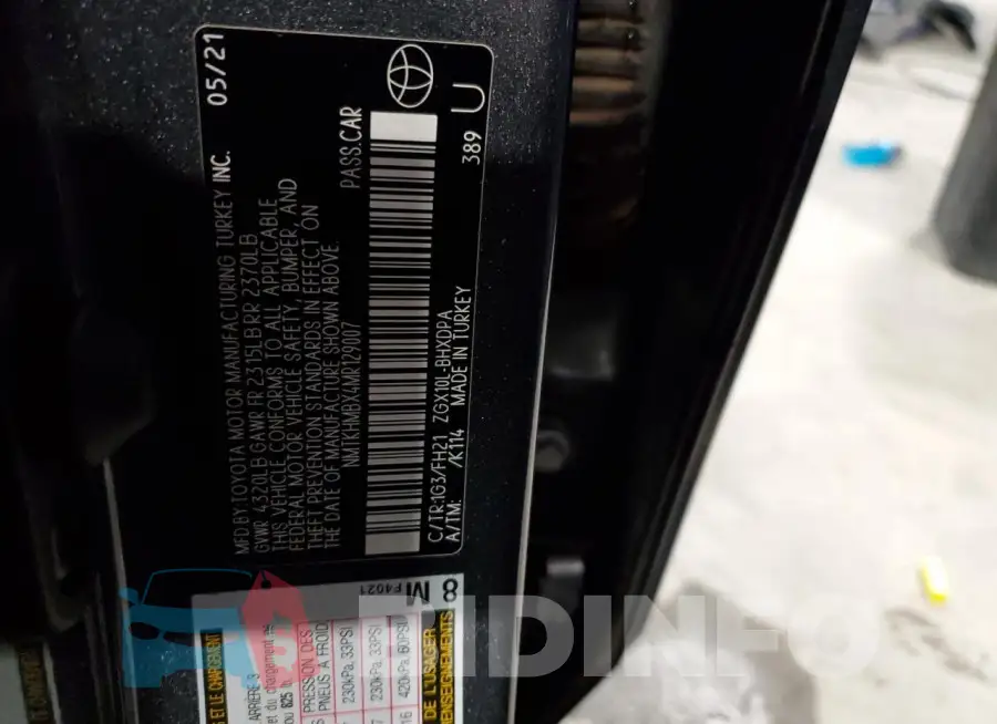 NMTKHMBX4MR129007 Photo# 13