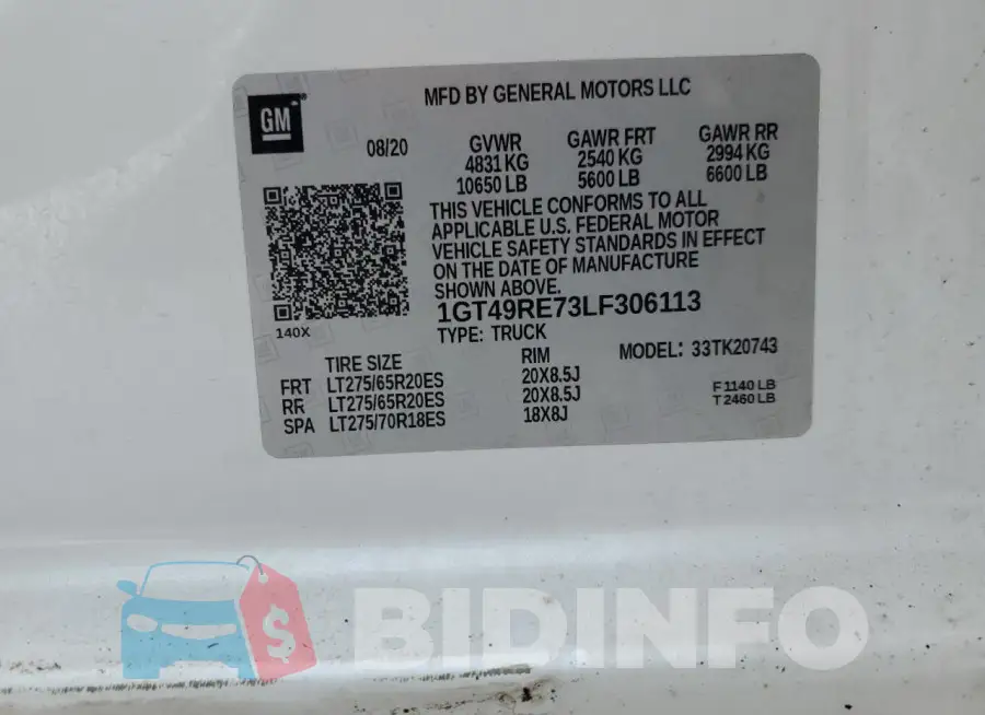 1GT49RE73LF306113 Photo# 12