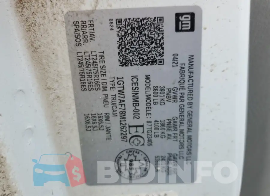 1GTW7AF78M1262297 Photo# 13