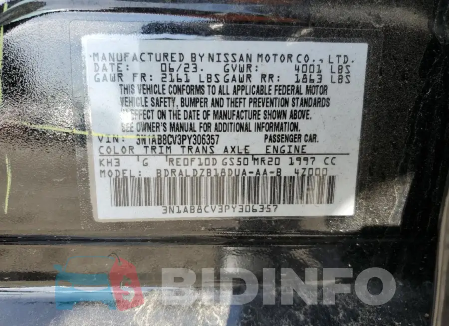 3N1AB8CV3PY306357 Photo# 12