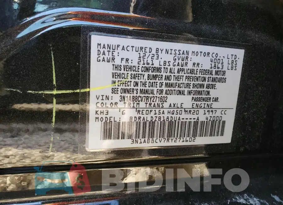 3N1AB8CV7RY271602 Photo# 12