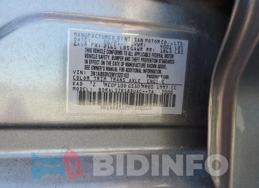 3N1AB8DV2MY320163 Photo# 12