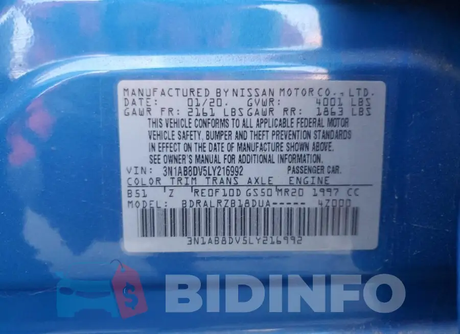 3N1AB8DV5LY216992 Photo# 12