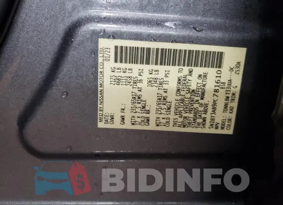 5N1BT3AB9PC781610 Photo# 12