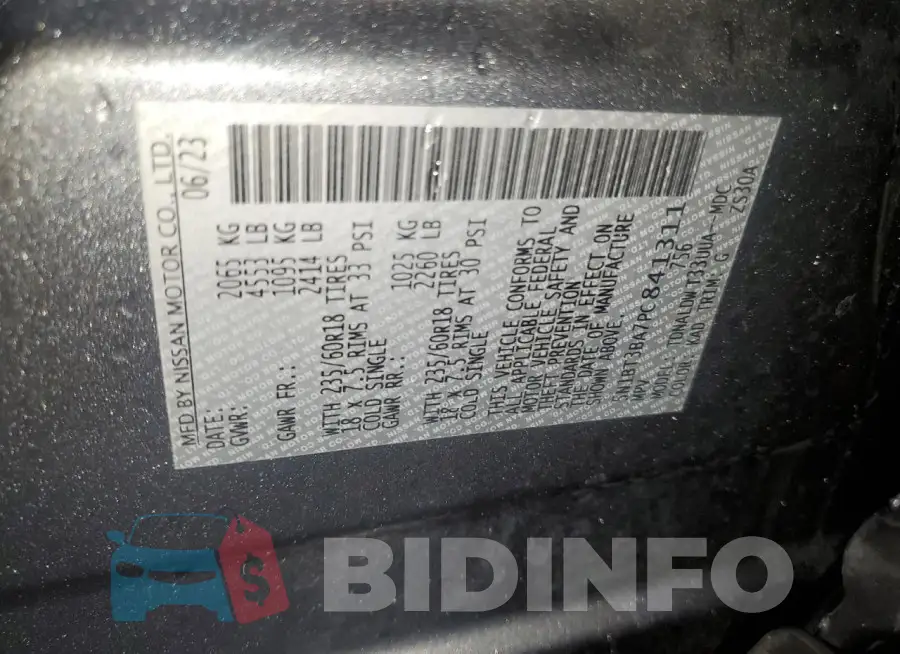 5N1BT3BA7PC841311 Photo# 13