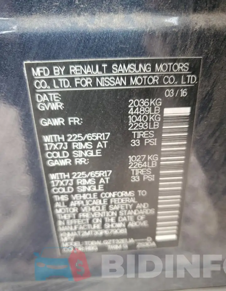 KNMAT2MT3GP679081 Photo# 13