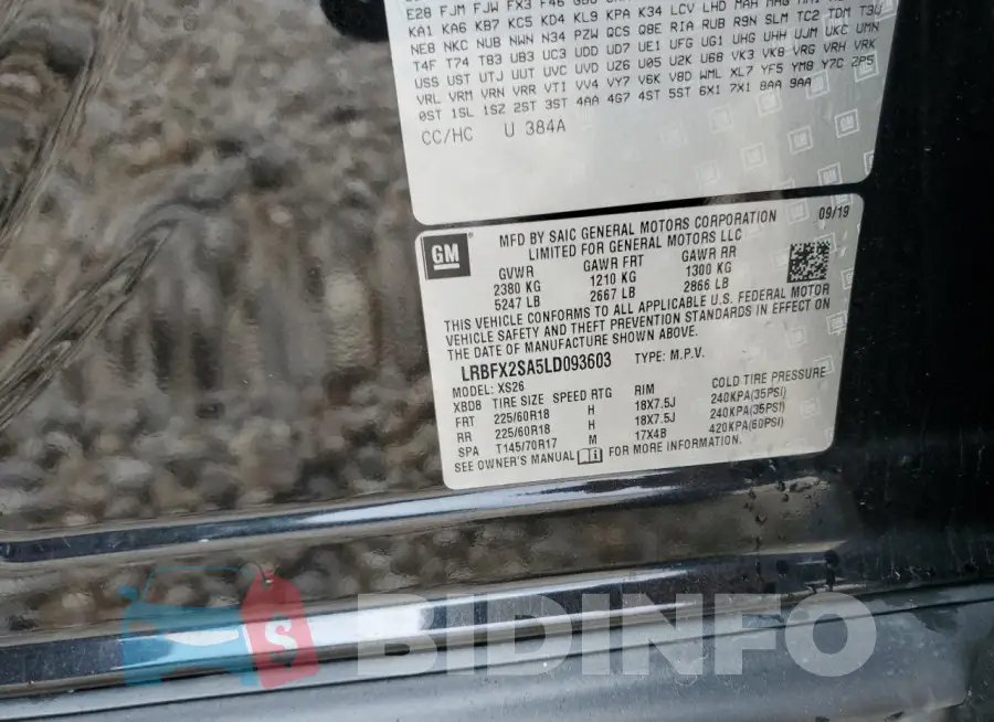 LRBFX2SA5LD093603 Photo# 13