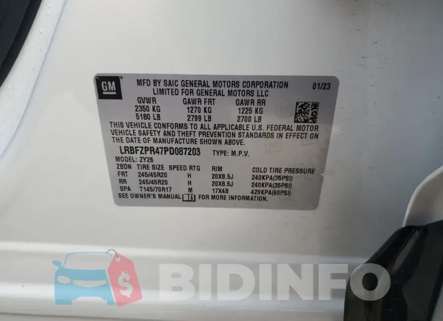 LRBFZPR47PD087203 Photo# 12