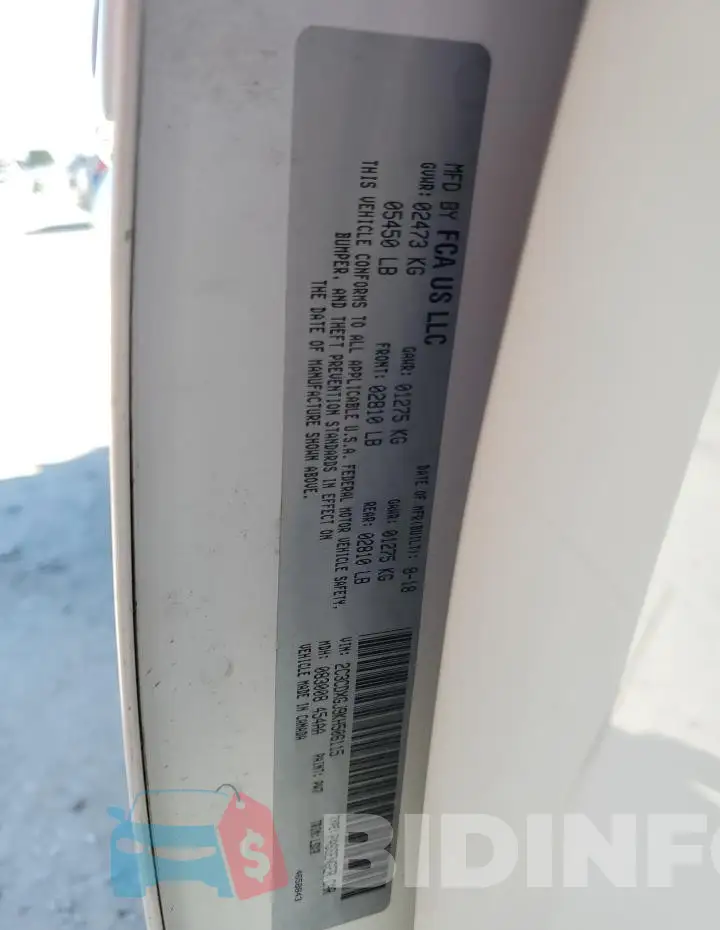 2C3CDXGJ9KH506115 Photo# 12