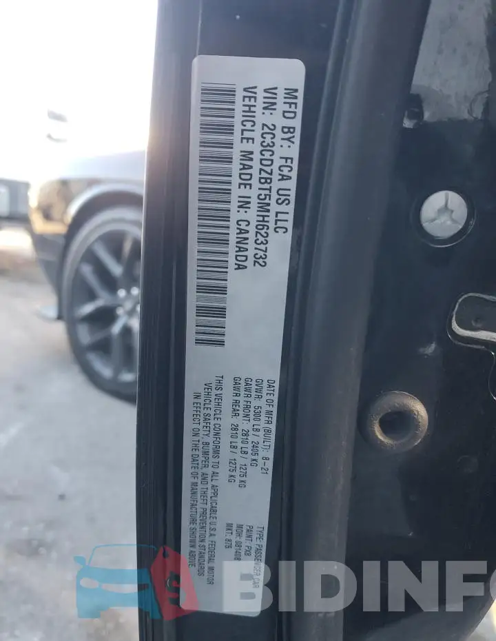 2C3CDZBT5MH623732 Photo# 12