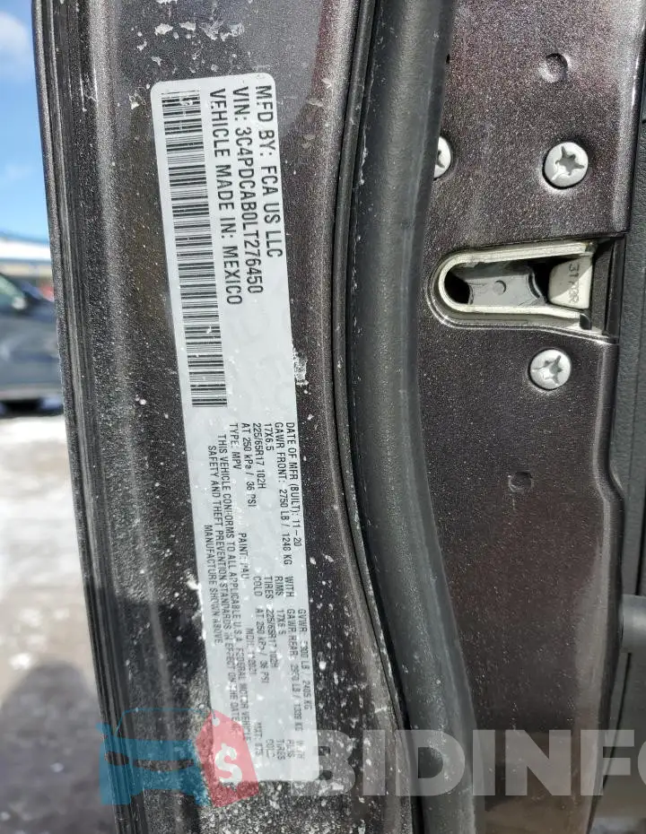3C4PDCAB0LT276450 Photo# 14
