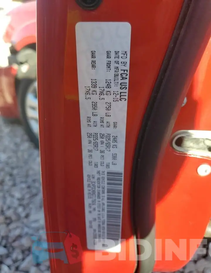 3C4PDCABXGT175616 Photo# 12