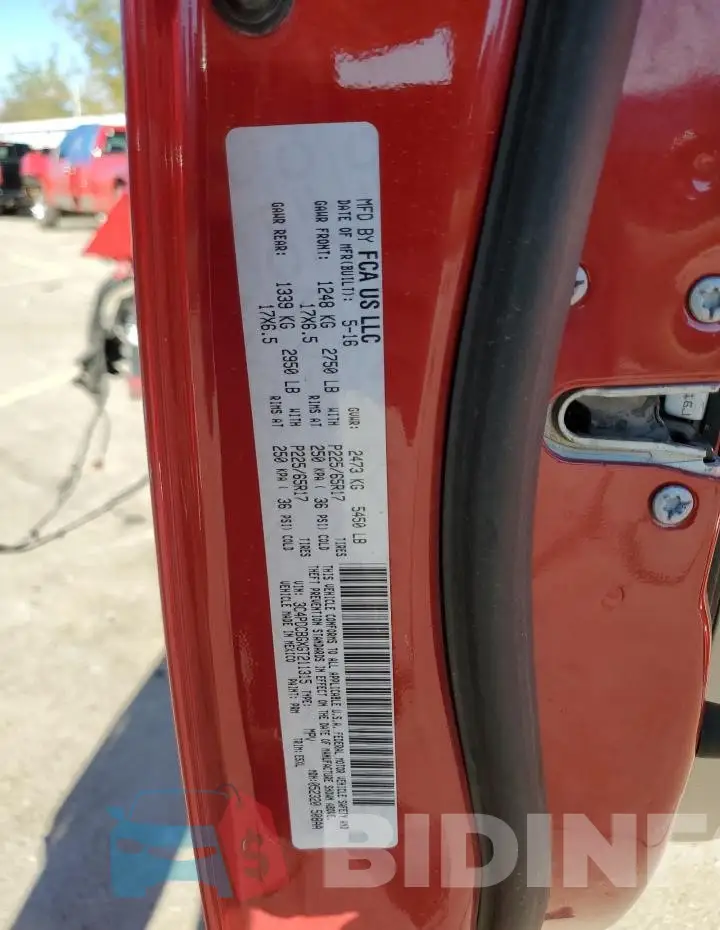 3C4PDCBGXGT211315 Photo# 14