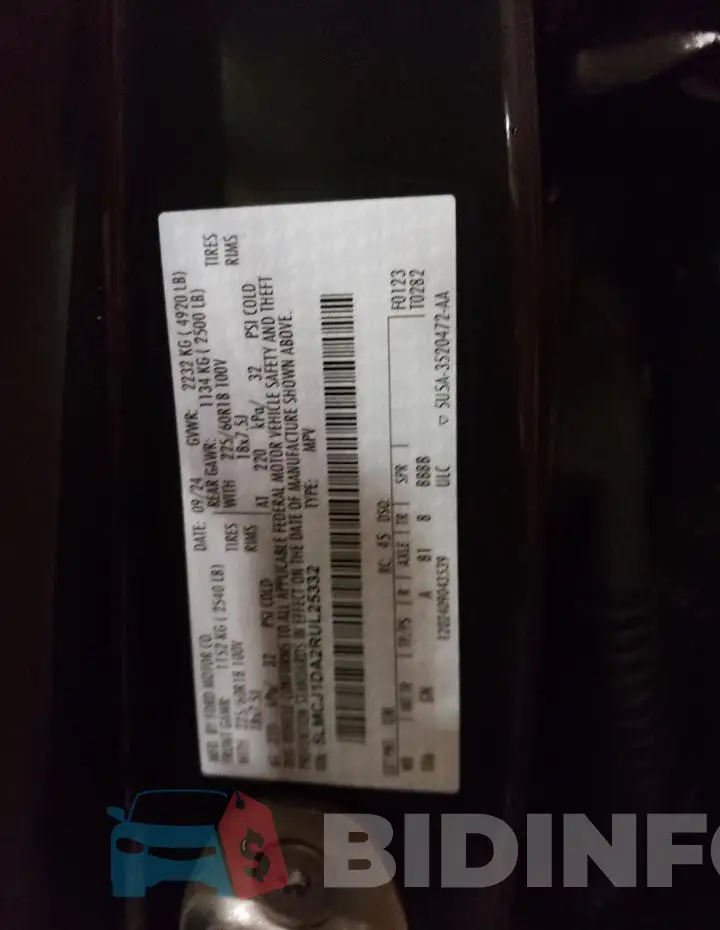 5LMCJ1DA2RUL25332 Photo# 13