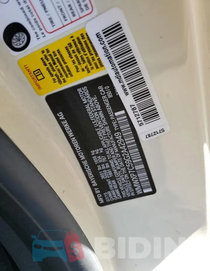 WMWXP7C59G2A42949 Photo# 12