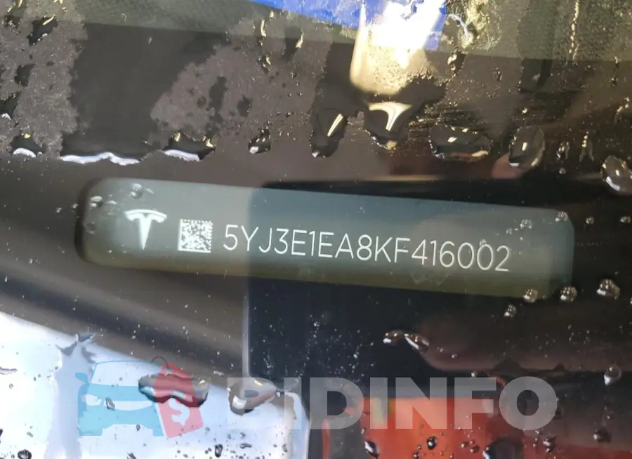 5YJ3E1EA8KF416002 Photo# 13