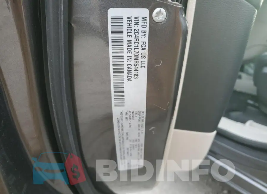 2C4RC1L70MR544183 Photo# 13