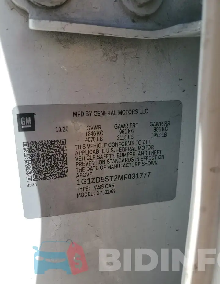 1G1ZD5ST2MF031777 Photo# 12