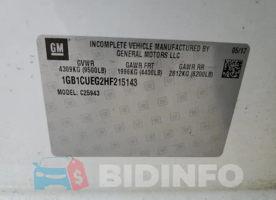 1GB1CUEG2HF215143 Photo# 12
