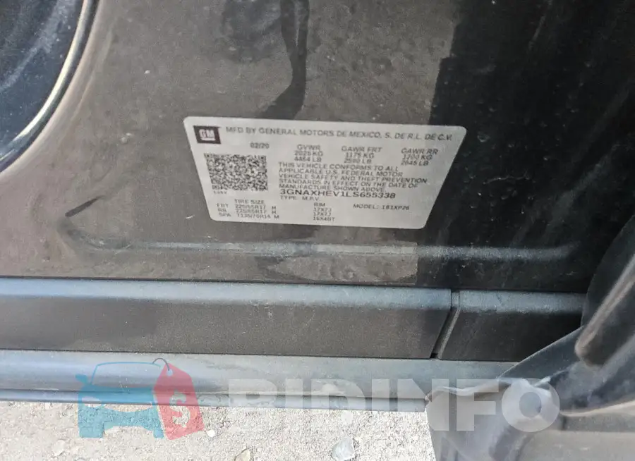 3GNAXHEV1LS655338 Photo# 12