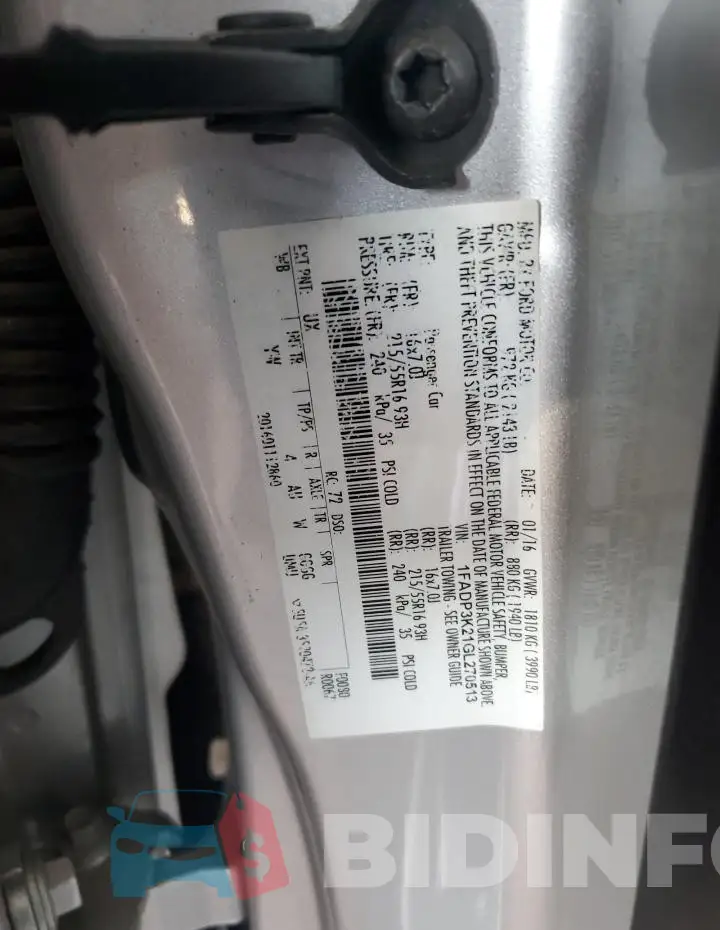 1FADP3K21GL270513 Photo# 12