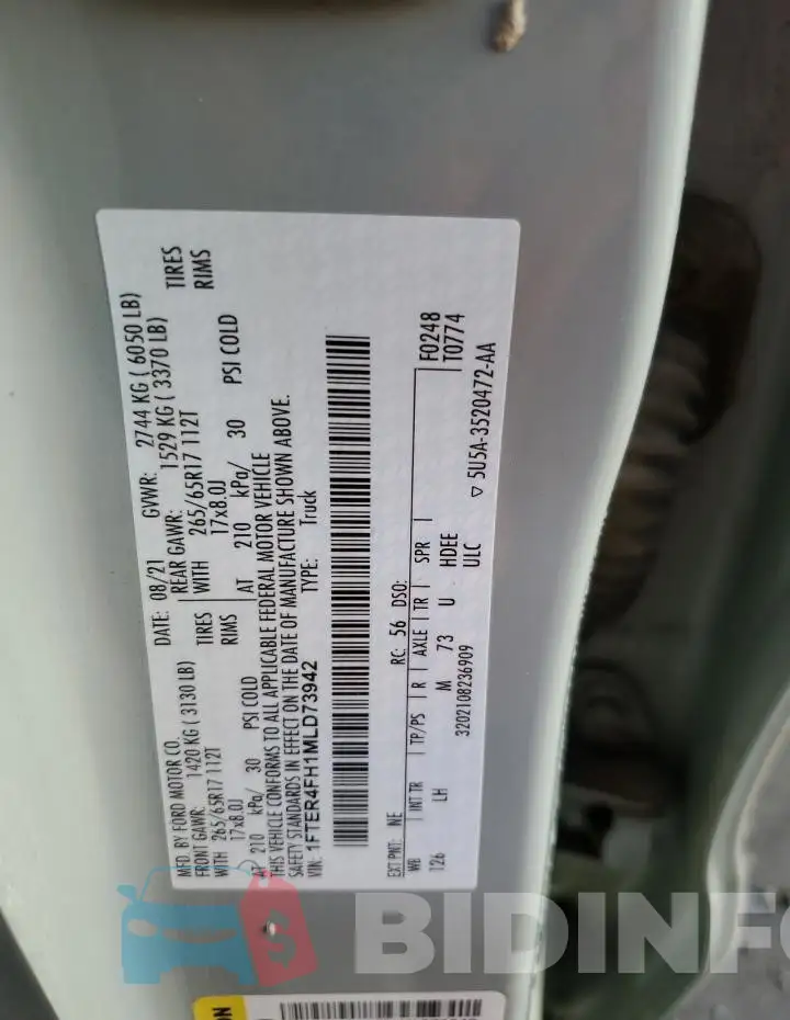 1FTER4FH1MLD73942 Photo# 13