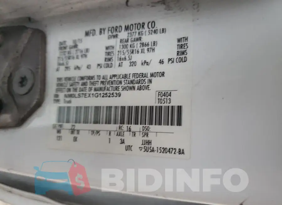 NM0LS7EX1G1252539 Photo# 12