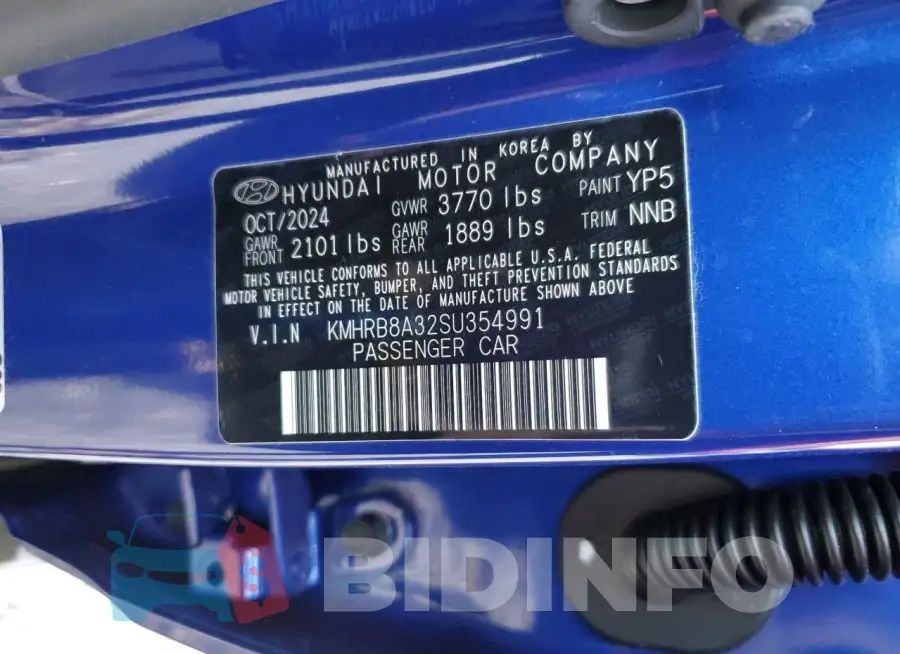 KMHRB8A32SU354991 Photo# 13