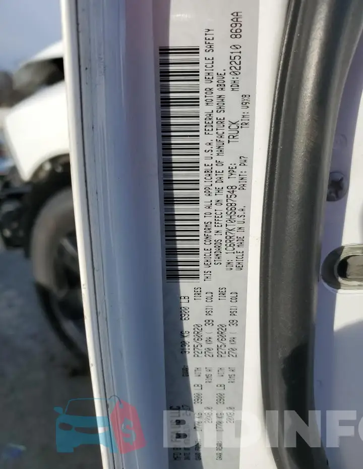 1C6RR7KT0HS687548 Photo# 13