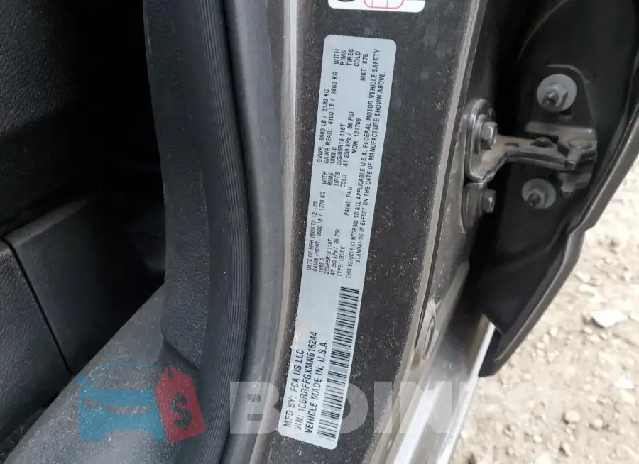 1C6RRFFGXMN616244 Photo# 12