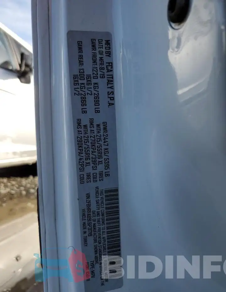 ZFBHRFAB9L6P31719 Photo# 14