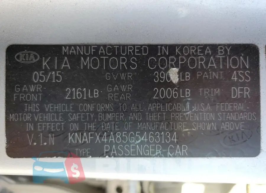 KNAFX4A85G5463134 Photo# 12