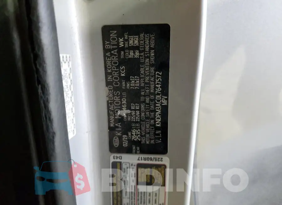 KNDPM3AC0L7647572 Photo# 14