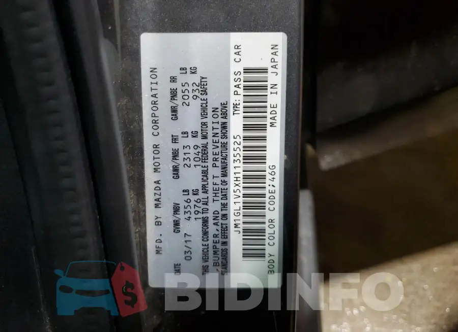 JM1GL1V5XH1135525 Photo# 12