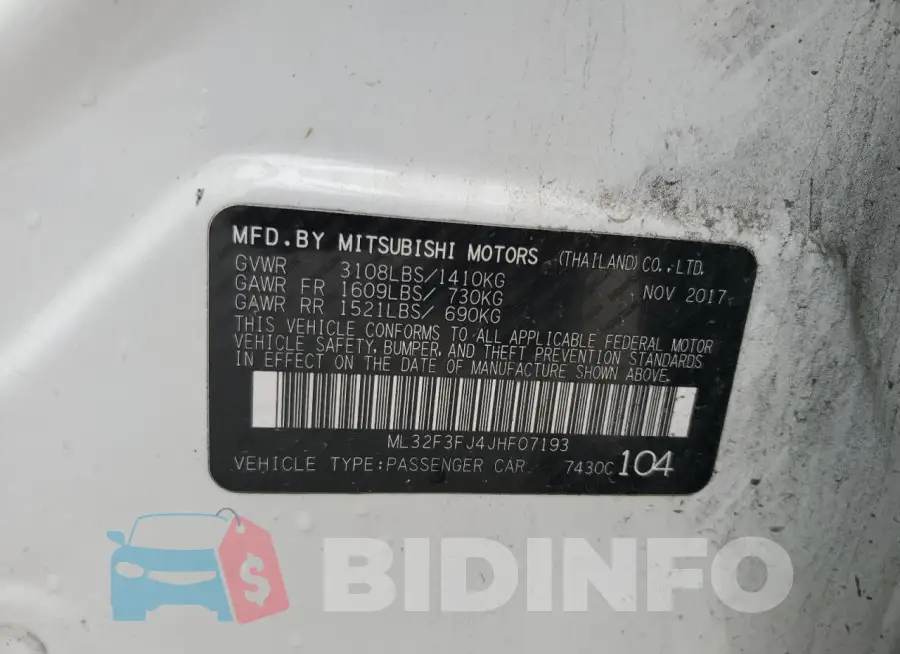 ML32F3FJ4JHF07193 Photo# 12