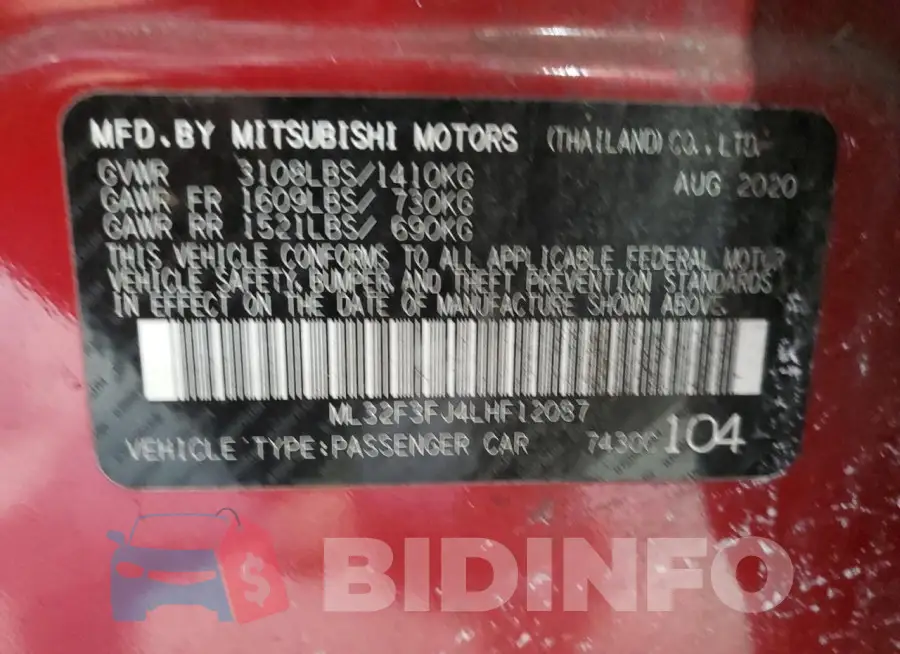 ML32F3FJ4LHF12087 Photo# 12