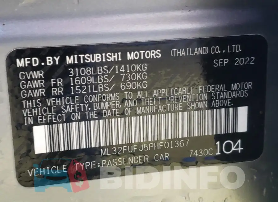 ML32FUFJ5PHF01367 Photo# 12