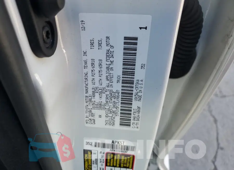5TFUY5F17LX906407 Photo# 12