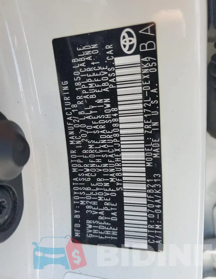 5YFBURHEXJP808848 Photo# 13