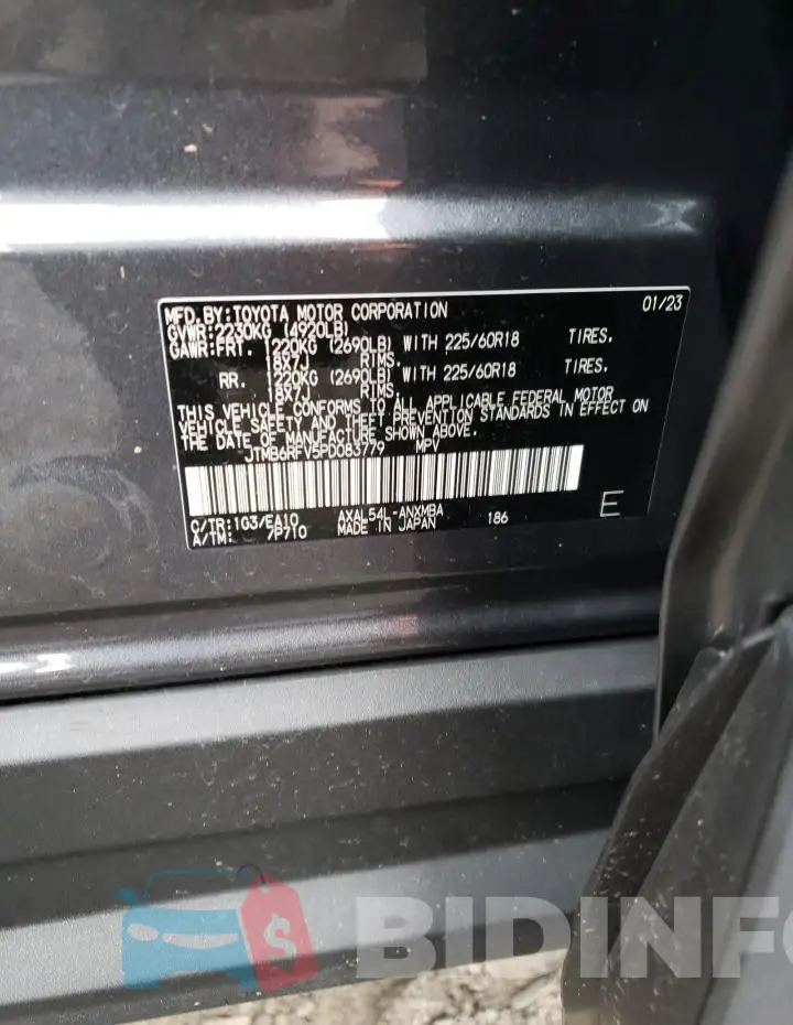 JTMB6RFV5PD083779 Photo# 14