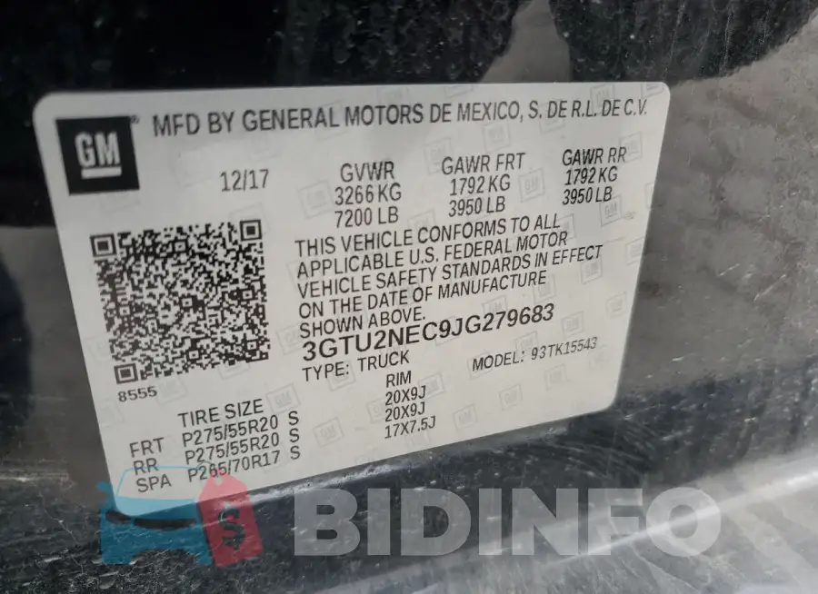 3GTU2NEC9JG279683 Photo# 13